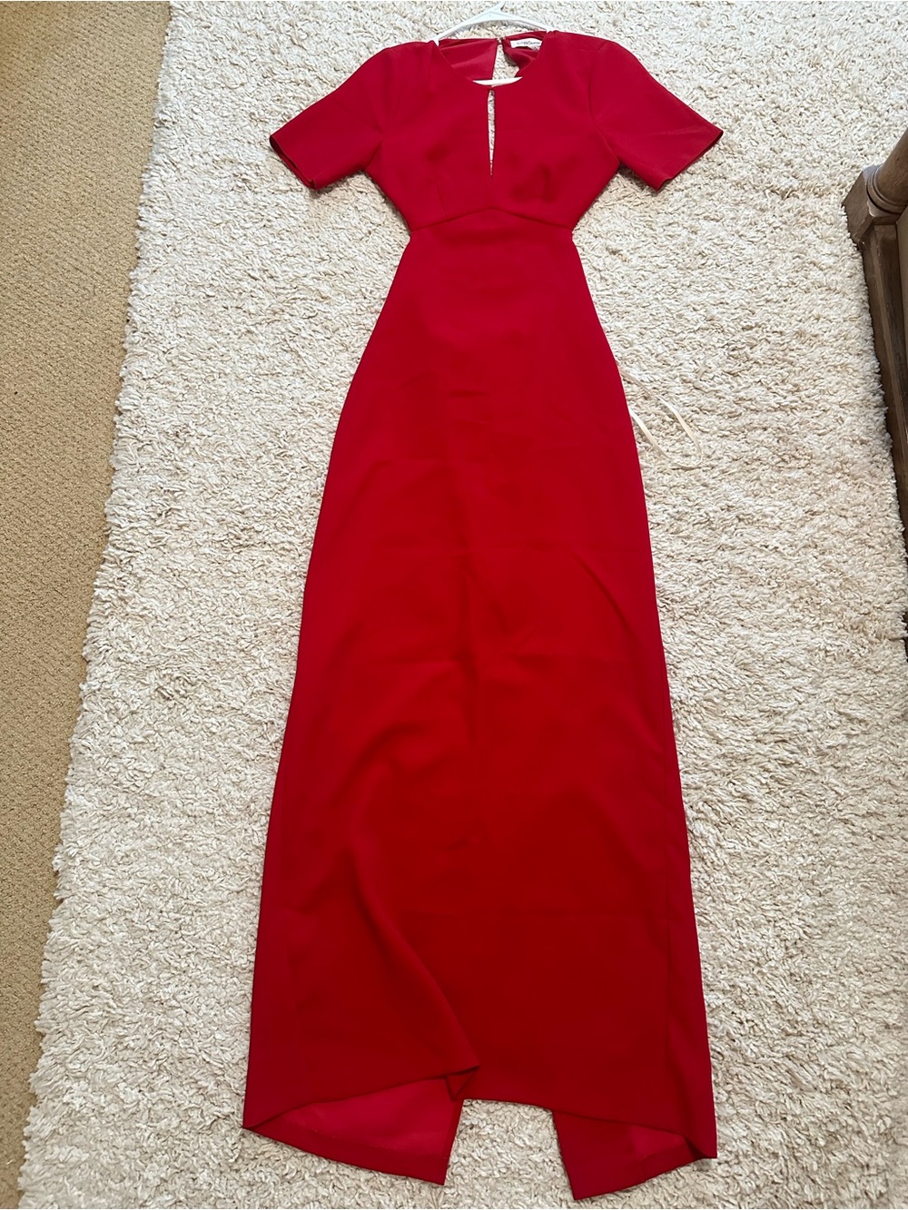 NWT Keyhole BCBG Red Maxi Dress with slit